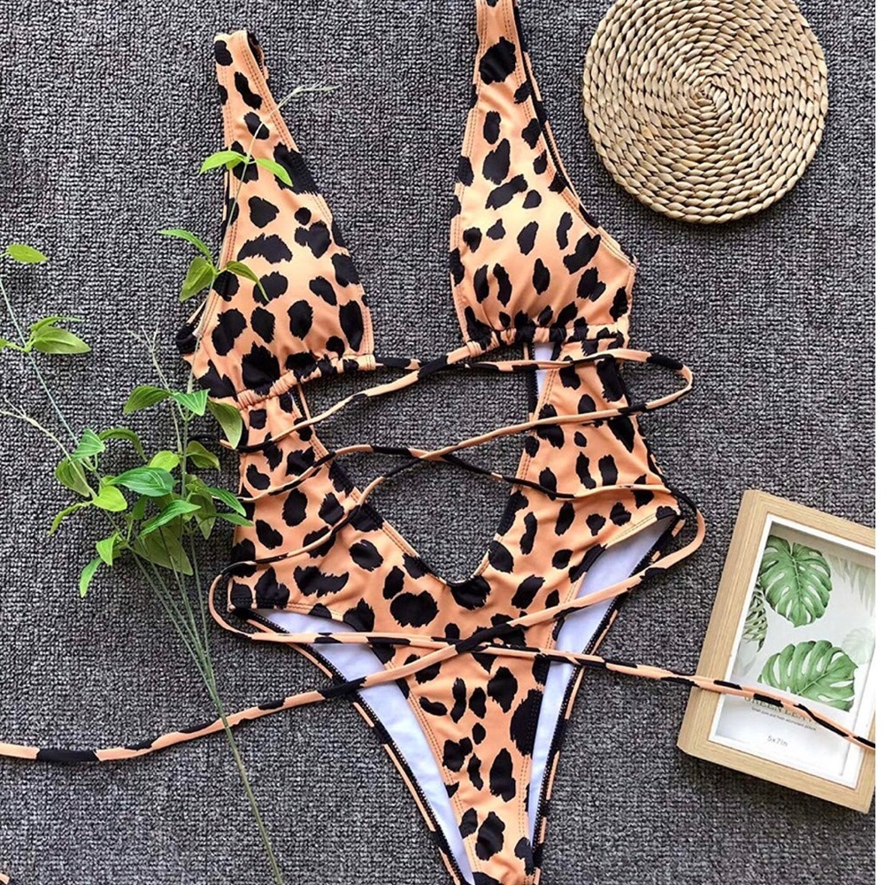 One piece leopard bathing suit (brand new)